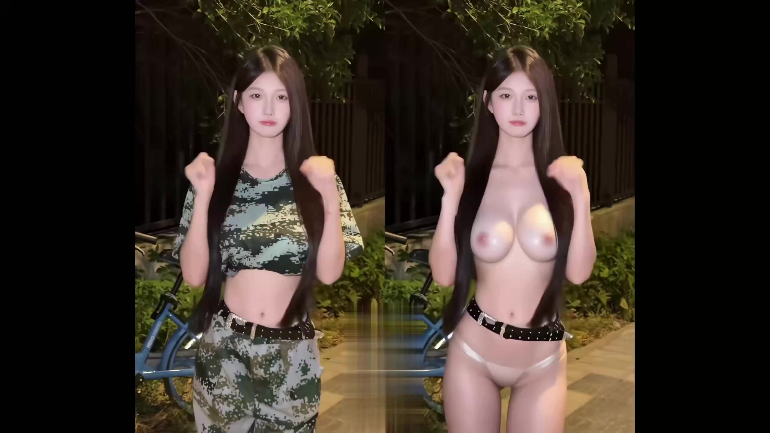 AI魔改 网红美乳良月小西